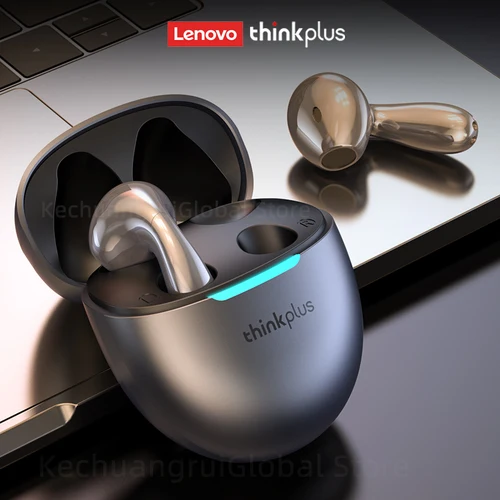 2025 Original Lenovo LP48 TWS auriculares inalámbricos Bluetooth 5,4 auriculares medio en la oreja reducción de ruido auriculares gratis para Huawei iPhone