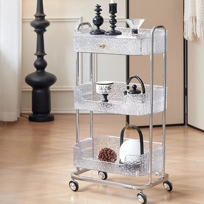 

Unique Aesthetic Portable Trolley Elegant Trendy Style Salon Trolley Space Saving Carro Auxiliar Con Ruedas Salon Furniture