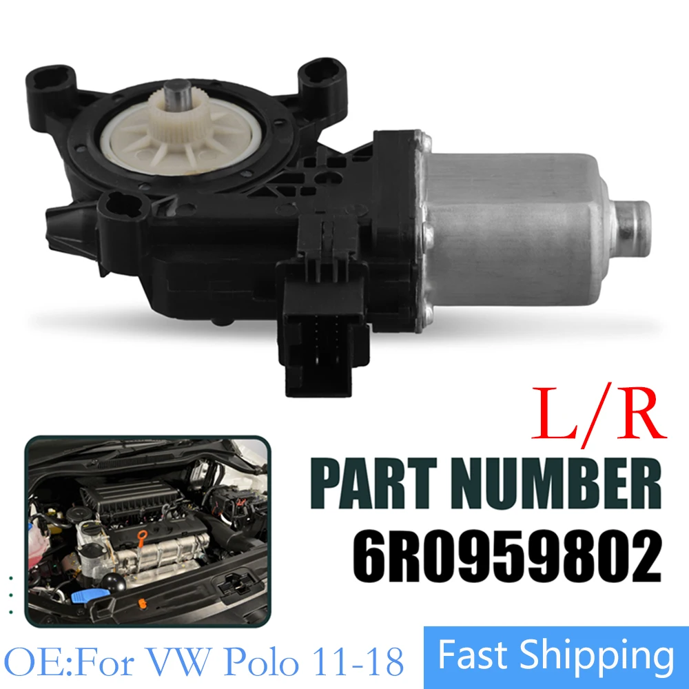 

Window Lift Motor For VW POLO 2011-2018 6R0959801 6R0959802 561959811B 6RD 959 811 Window Regulator Motor