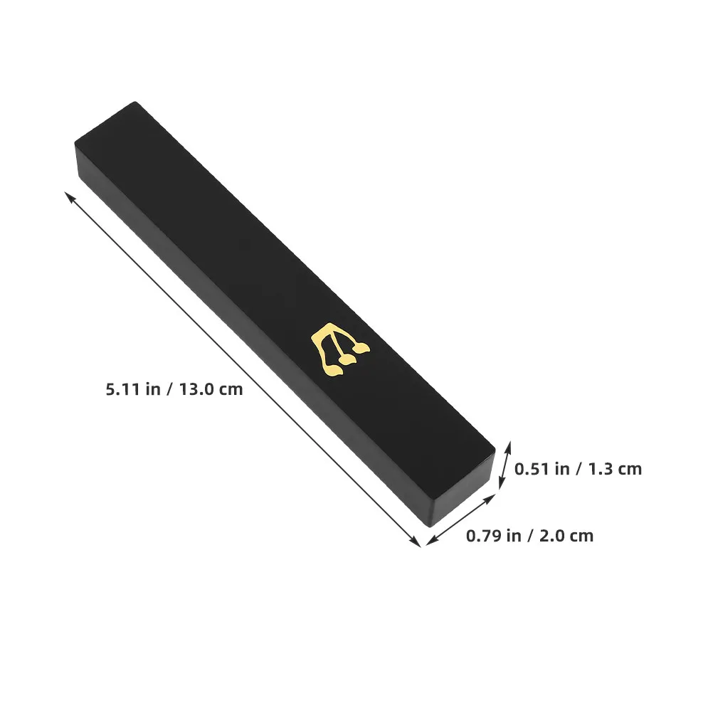 2Pcs Sturdy Resin Doorpost Craft Mezuzah Decor with Scroll Inside Judaica Door Frame Decoration Jewish Heritage Blessing Symbol