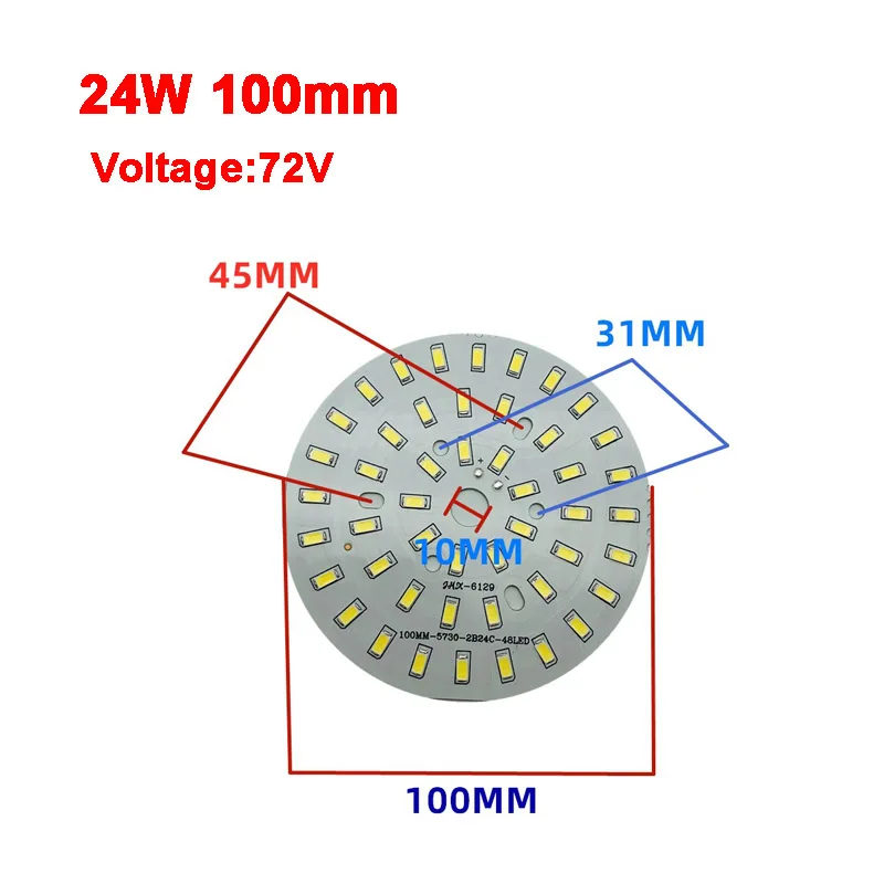 2835 SMD Led Chip 3W - 50W 32mm - 113mm Lamp Light Board Bulb Round Light Source