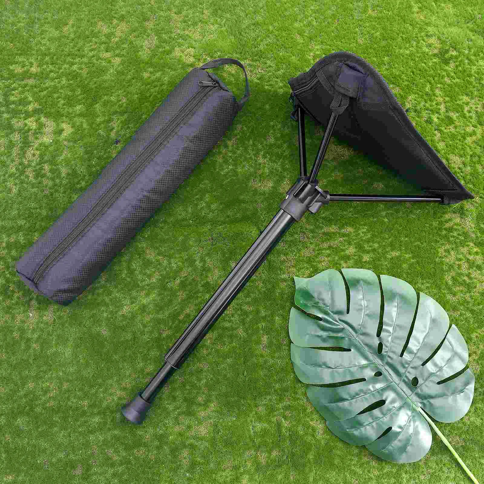 Folding Chair Collapsible Foot Rest Portable Light Adjustable Climbing Stool Foldable Nylon Collapsing Travel outside