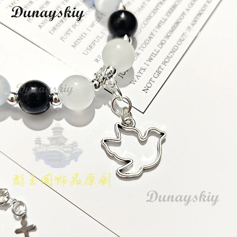 Игра Wuthering Waves Фиби Косплей Браслет The Shorekeeper Унисекс Цепочка из бисера The Shorekeeper Подвеска Браслеты XMAS