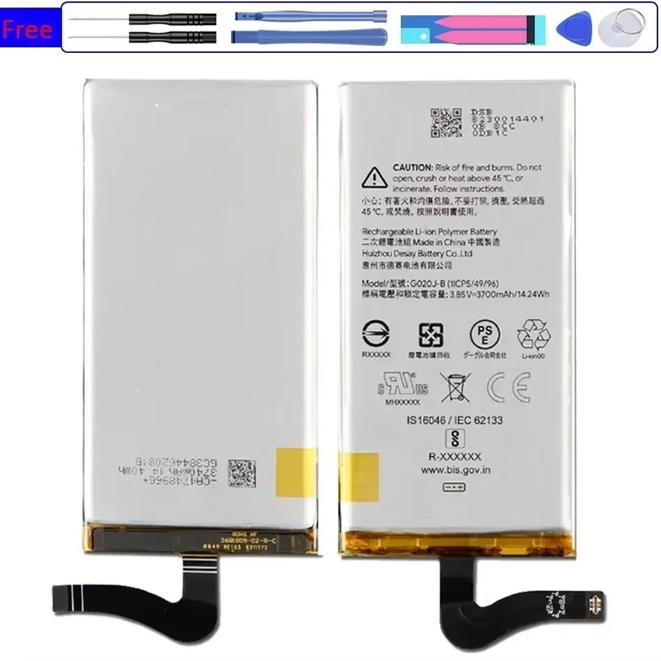 Battery G020J-B 3700Mah For Google 4 X Pixel 4XL Pixel4 XL Bateria