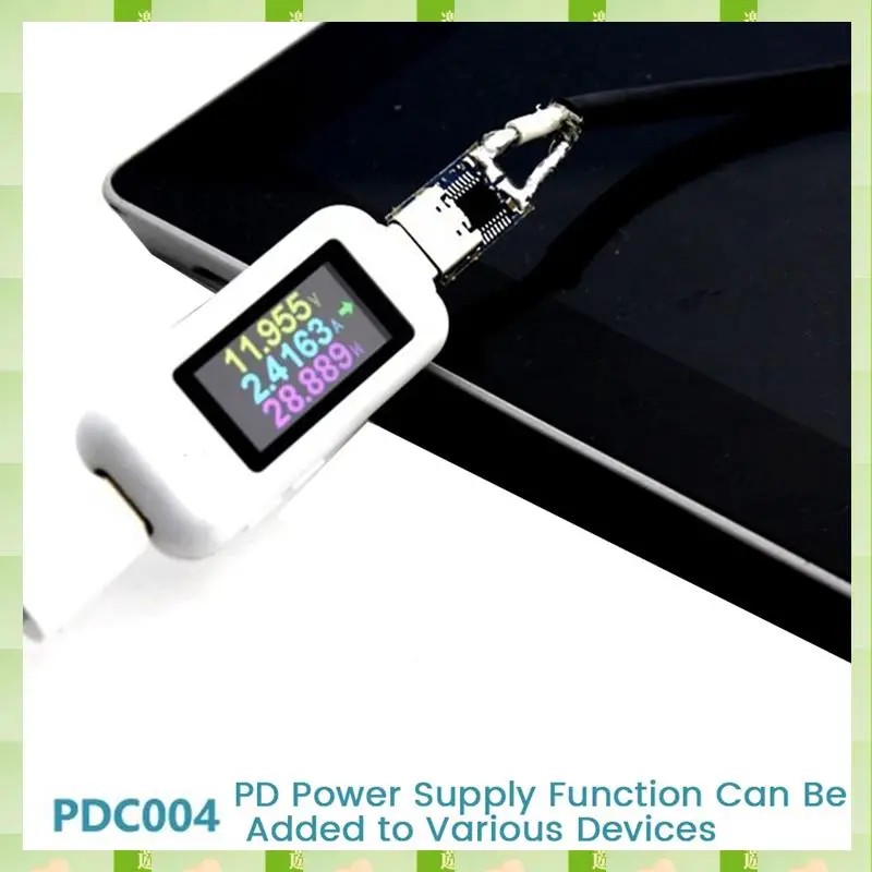 2025 1 Stück PDC004-PD Decoy-Modul PD23.0 auf DC DC-Trigger-Verlängerungskabel Typ C PD Decoy (12 V), 1 Stück PDC004-PD Decoy-Modul