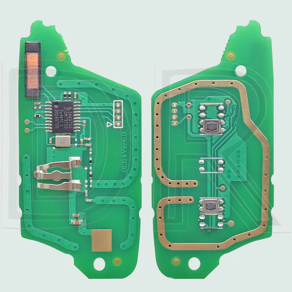 DR ID46 PCF7961 433MHz VA2 Flip Car Remote Key For Renault Clio III Master Kangoo Modus Twingo Megane Fluence SM3 Mercedes Smart
