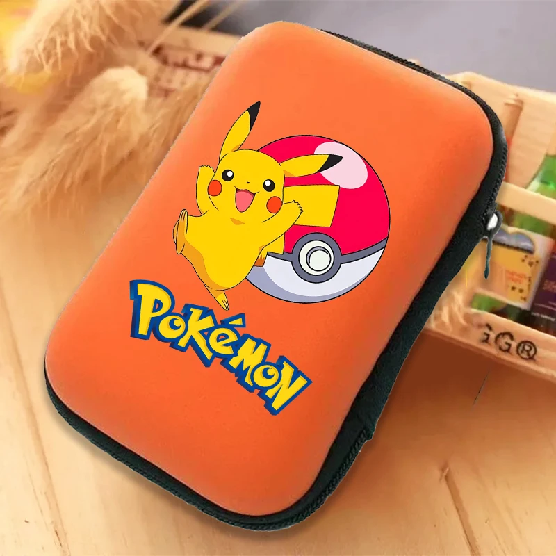 Pokemon Travel Charger Case Anime Pikachu Earphone Zipper Storage Bag Portable Outdoor Charging Cable Carrying Organizer view 3
