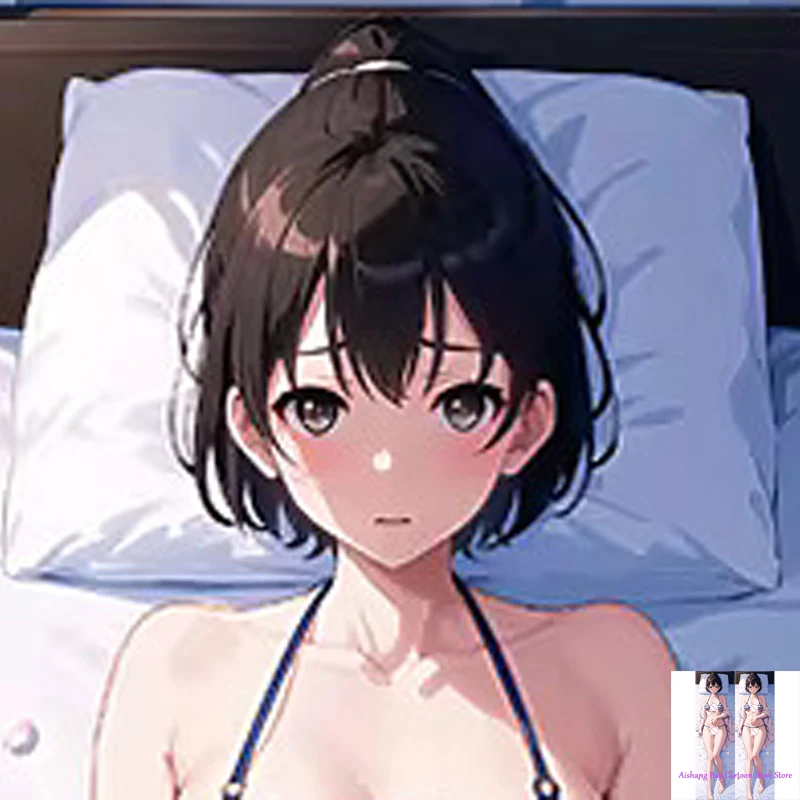 

Anime Dakimakura Pillow Katou Megumi 2-Side Print Pillowcase Hugging Body Cushion Cover Otaku Waifu