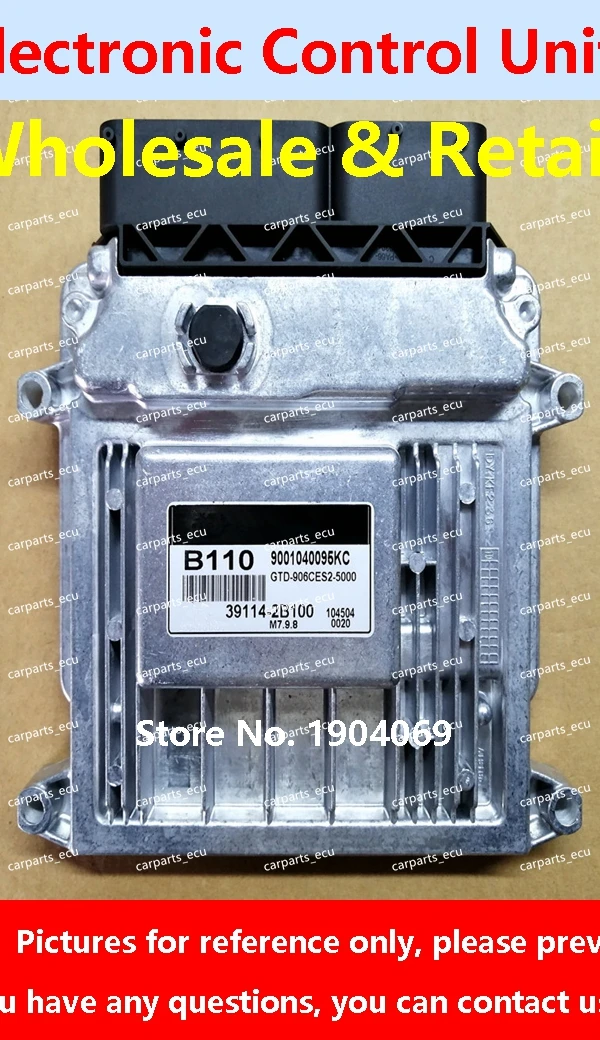 

39110-03106 0417 ECU 39110-03206 0392 For Hyundai Elantra KIA Car Engine Computer Board/M7.9.8 39114-2B100 B110/39110-2B032 H83