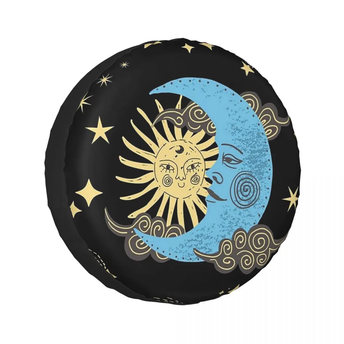 

Пользовательский чехол для запасного колеса Sun And Moon Tarot Art для Jeep SUV RV 4WD Pajero 4x4, защитные чехлы для колес 14 дюймов, 15 дюймов, 16 дюймов, 17 дюймов