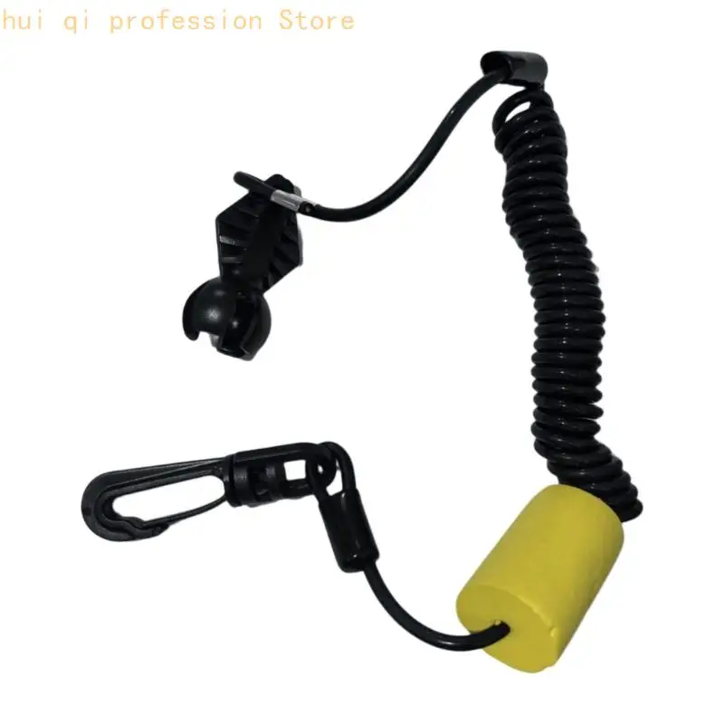 Wassersport-Schlüsselband mit Spiralkabel 278002843, ABS-Gehäuse und Befestigungsclip H8WE – Detail 7