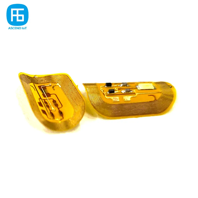 custom. Flexible NFC Sticker with LED Lights for Nails Decoration Social Media Info Sharing Tiktok Follow Video Channel Subscrib