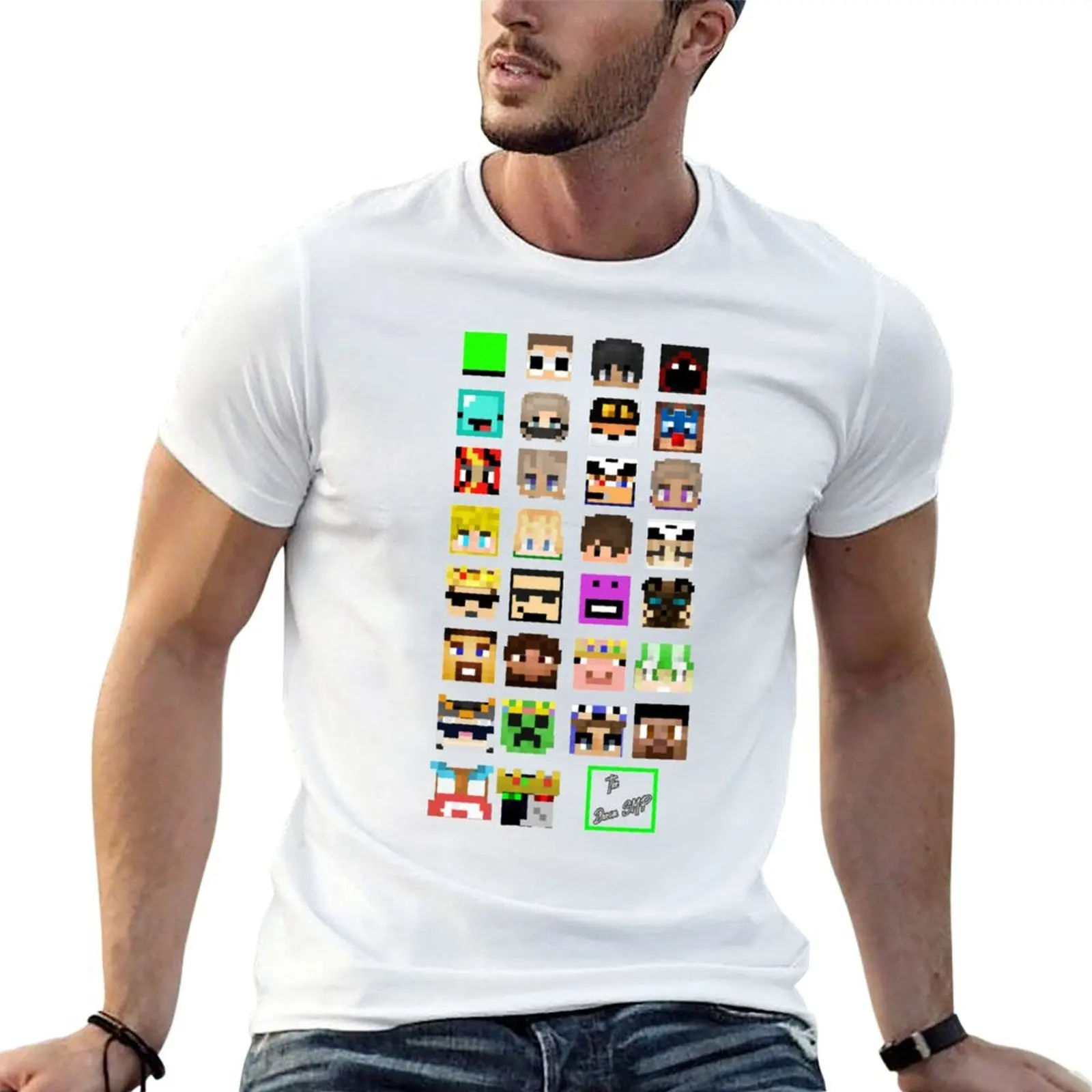 

The Whole Dream SMP Version 2.0 (Transparent version) T-Shirt anime t shirts for man man t shirts for men casual T-Shirt