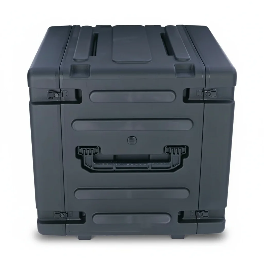 

Shock Mount Rack Case, ABS HDPE Plastic, Rotomolded Storage Case, Heavy Duty Portable Equipment Rack Case, Custom Plastic Box