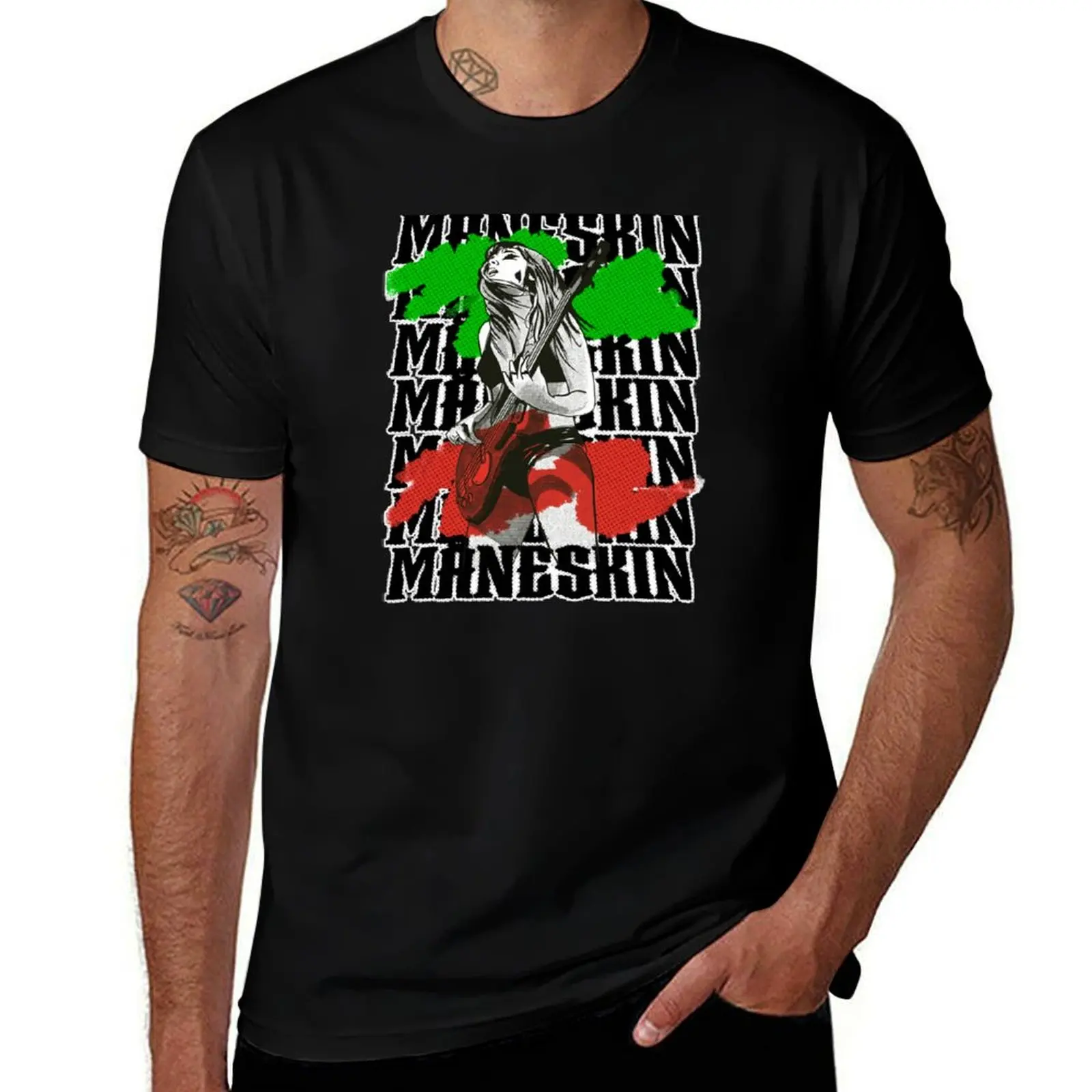 

maneskin T-Shirt t shirt man plain cotton t shirt pack T-Shirt