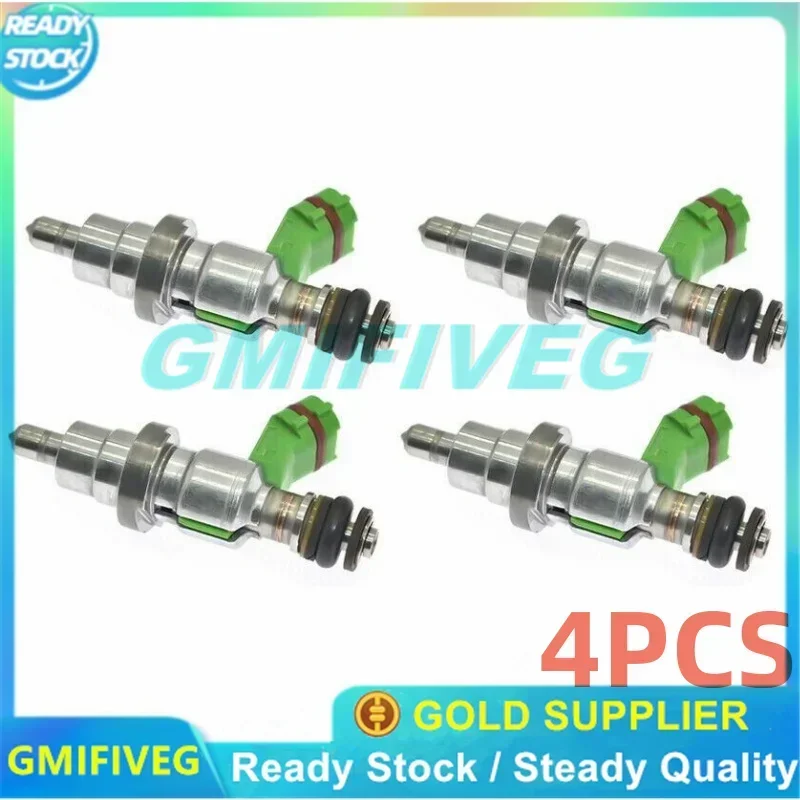 4PCS Fuel Injectors 23250-28070,23209-28070,23290-28070,23209-29065,23250-29035 For TOYOTA AVENSIS VERSO RAV4 2.0 Refurbished