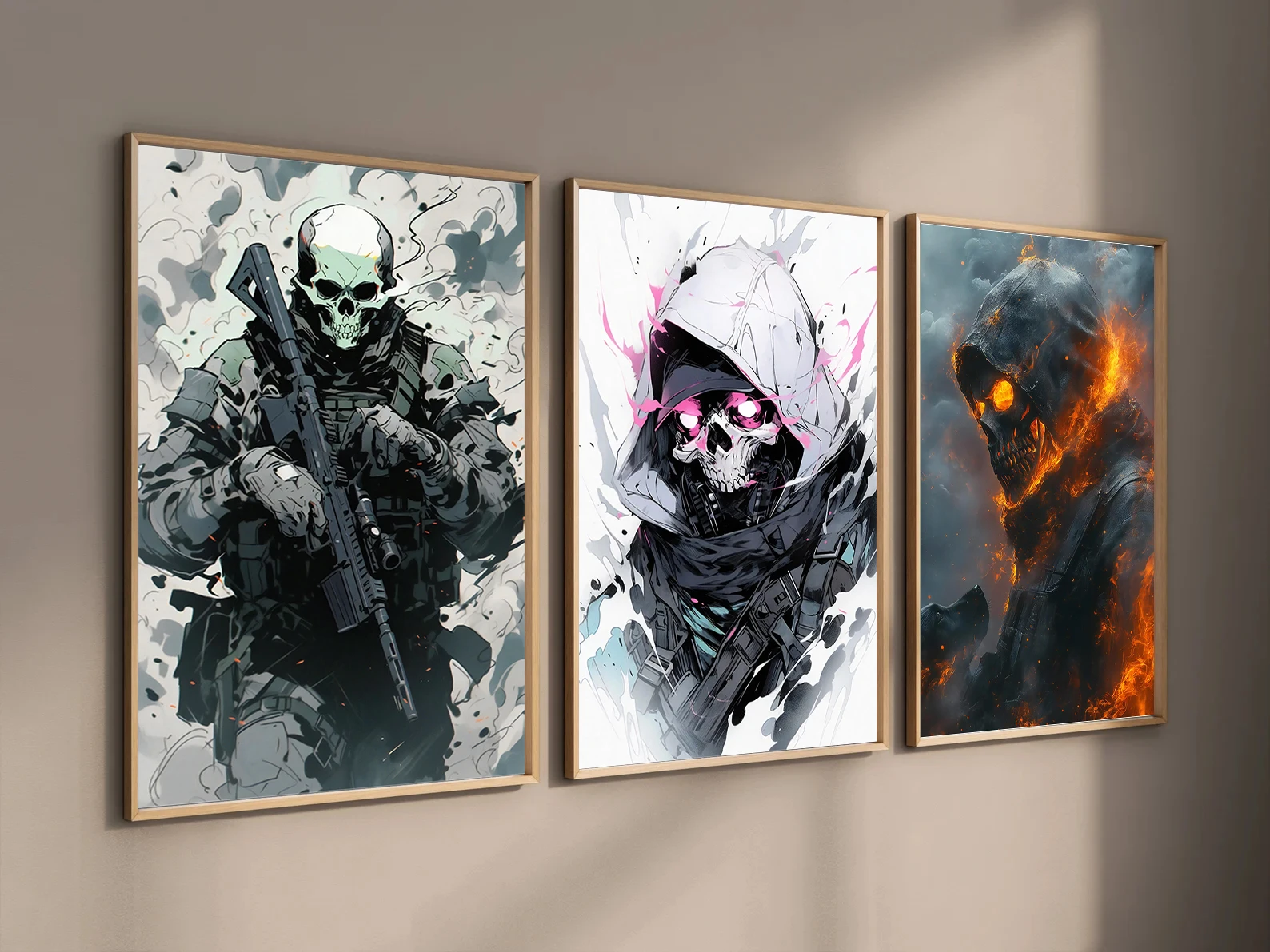 FPS Game Call of Duty Poster Simon Riley HD Print Modern Wall Art Picture Living Room Bedroom Decor Gift Canvas Painting Kid