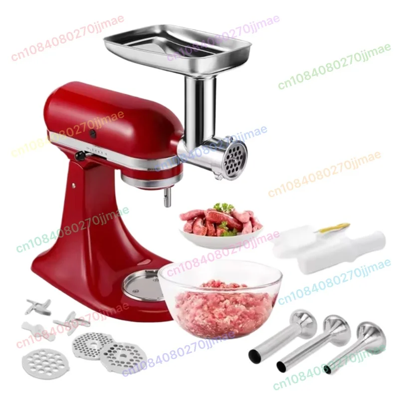 Stand Mixer Attachment Metal Grinder Sausage Stuffer Patty Maker Set for Meat Processing