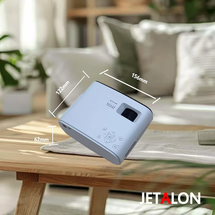 2025 Upgraded Mini 1080P HD Projector for iPhone 8000L Portable Projector with Tripod ,Movie Projector Compatible with HDMI/USB