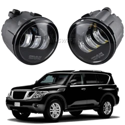 2x Car H11 LED Bulb Fog Light 12V Styling For Nissan Patrol III (Y62) 5.6 Closed Off-Road Vehicle 2010-