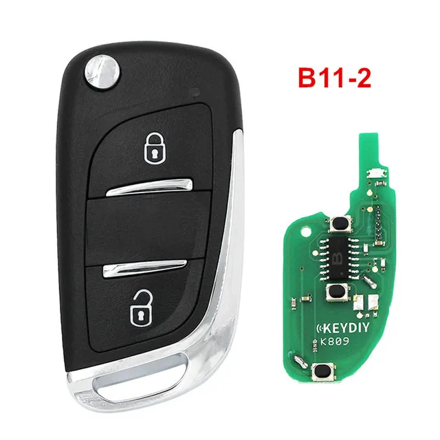 5pcs KEYDIY KD B11 NB11 B11-2 NB11-2 DS stijl 2/3 Knop Universele Afstandsbediening Autosleutel Voor KD900/KD-X2/URG200/KD MINI Sleutel Programmeur