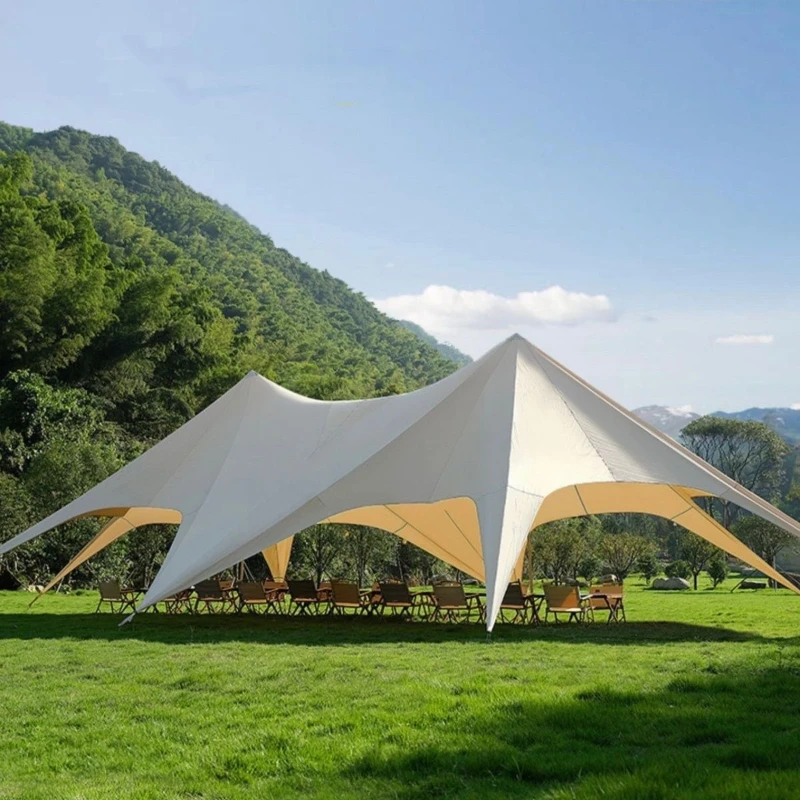 

Super large size camp outdoor scenic spot camping tent sun protection giant awning