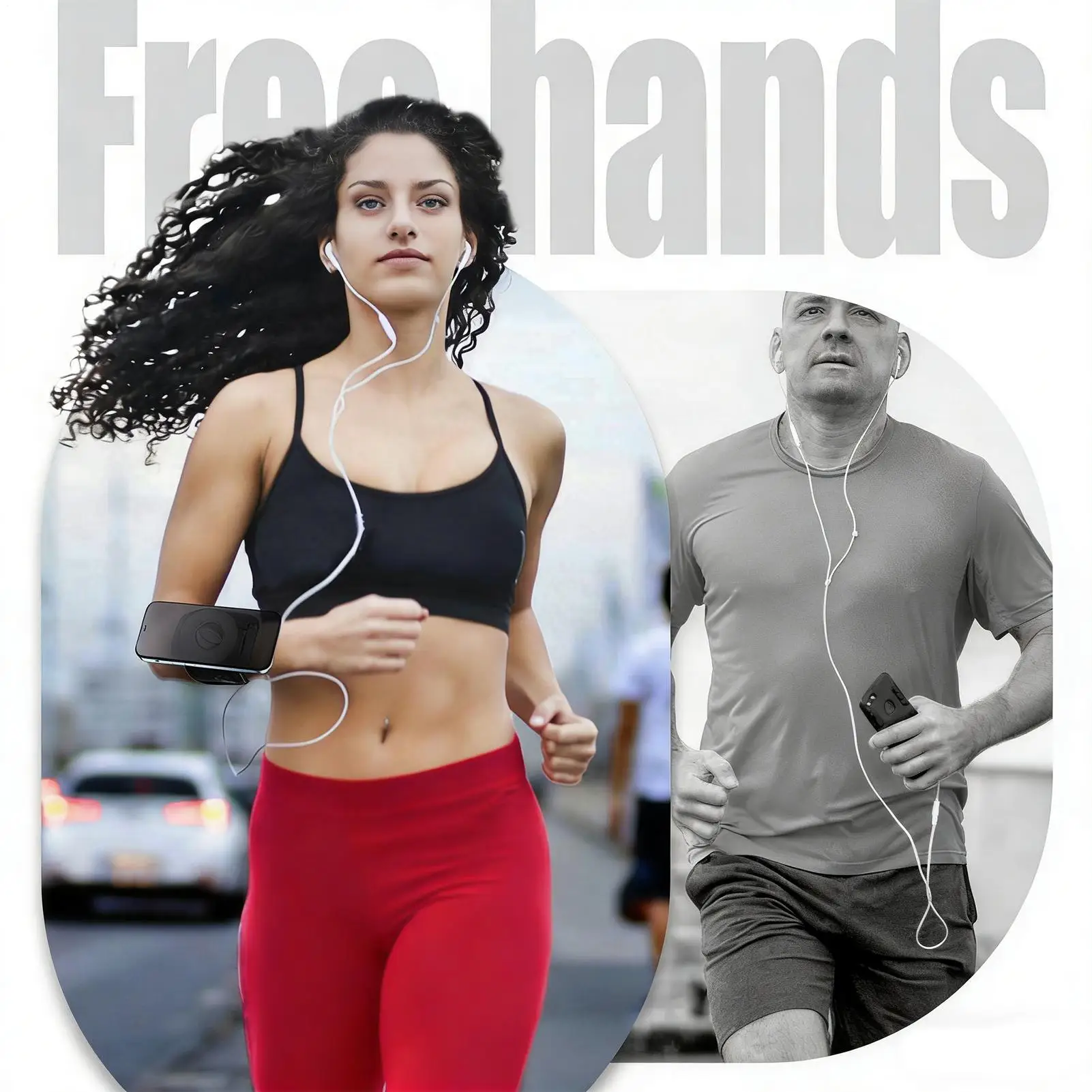 

Wrist Phone Holder Magnetic Smartphone Strap Magnetic Wristband Phone Holder for Exercise Cycling Hiking Workout Walking Running