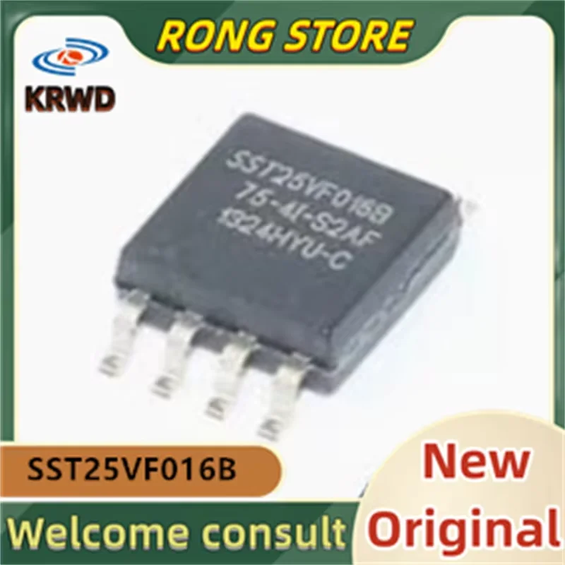 (5PCS）SST25VF016B-75-4I-S2AF  SST25VF016B 25VF016B SOP8 New and Original Chip IC