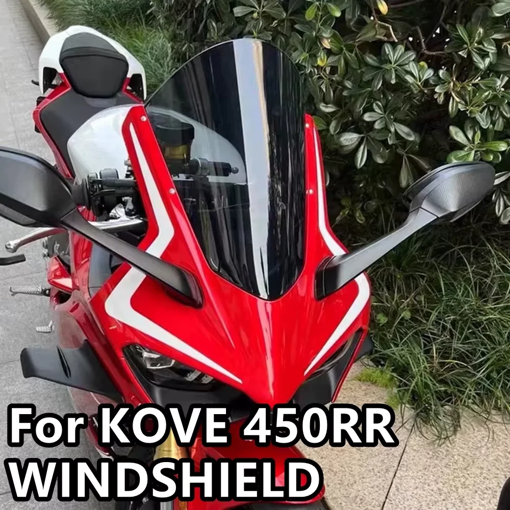 For KOVE 450RR KOVE 450 RR New Motorcycle Accessories Elevated Windshield Windscreen Windshield Wind Deflector Fairing