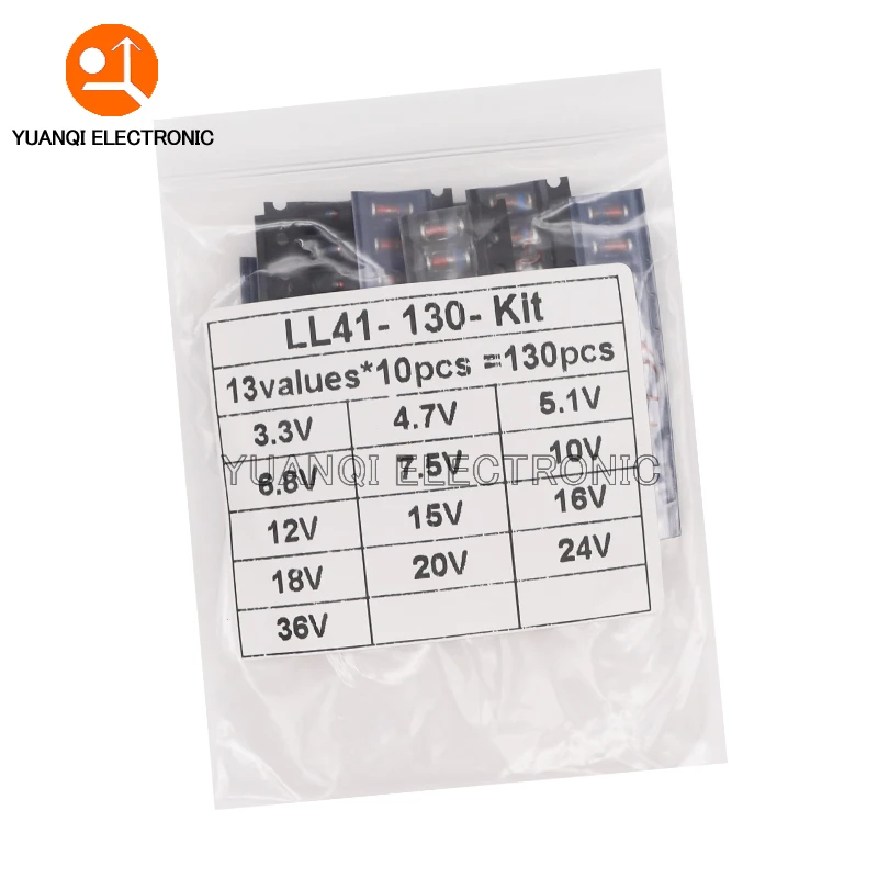 130Pcs LL41 Smd Zen…