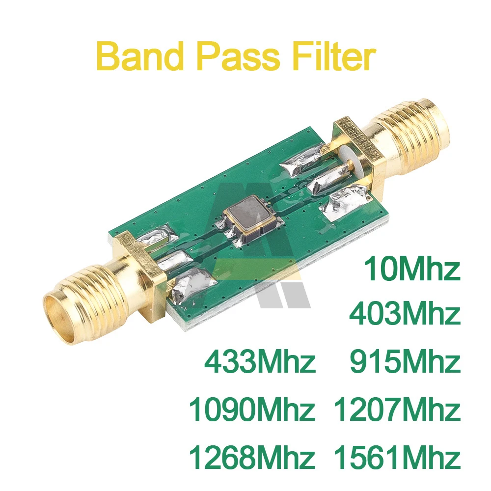 Filtro de Passagem de Faixa Bpf 10 403 433 915 1090 1207 1268 1561mhz Filtro Passivo 403mhz1561mhz 40dbc 50ohm Impedância