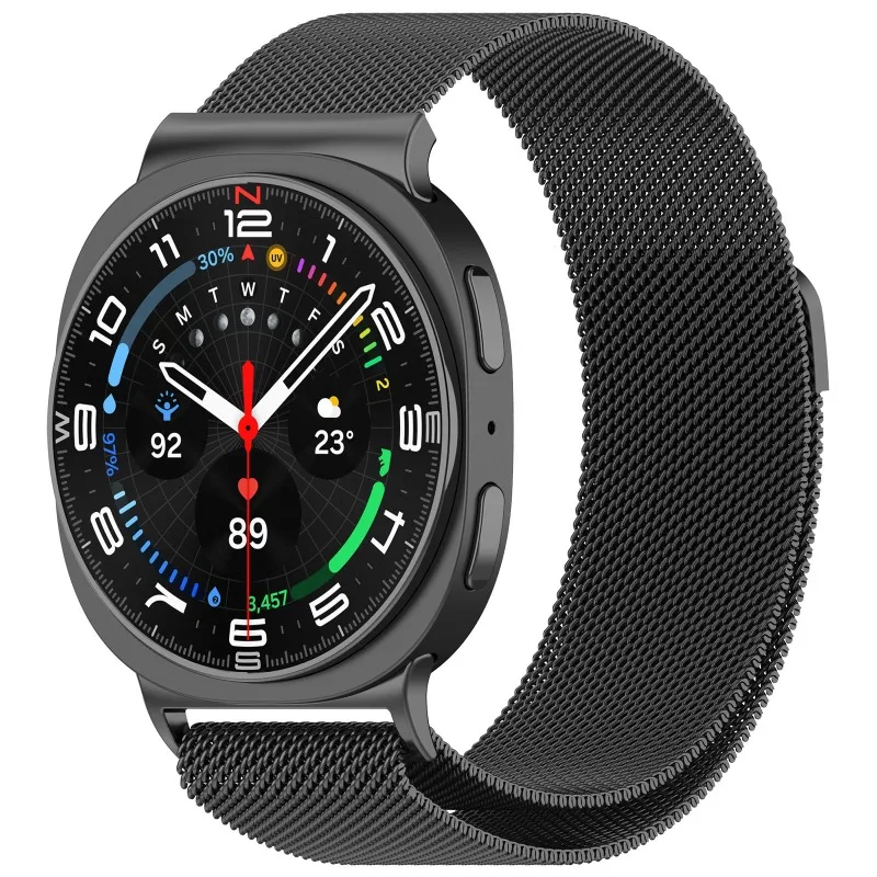 Magnetische band voor Samsung Galaxy Watch 8/8 Classic 40mm 44mm 46mm armband mannen vrouwen Milanese lus magnetische vervanging band