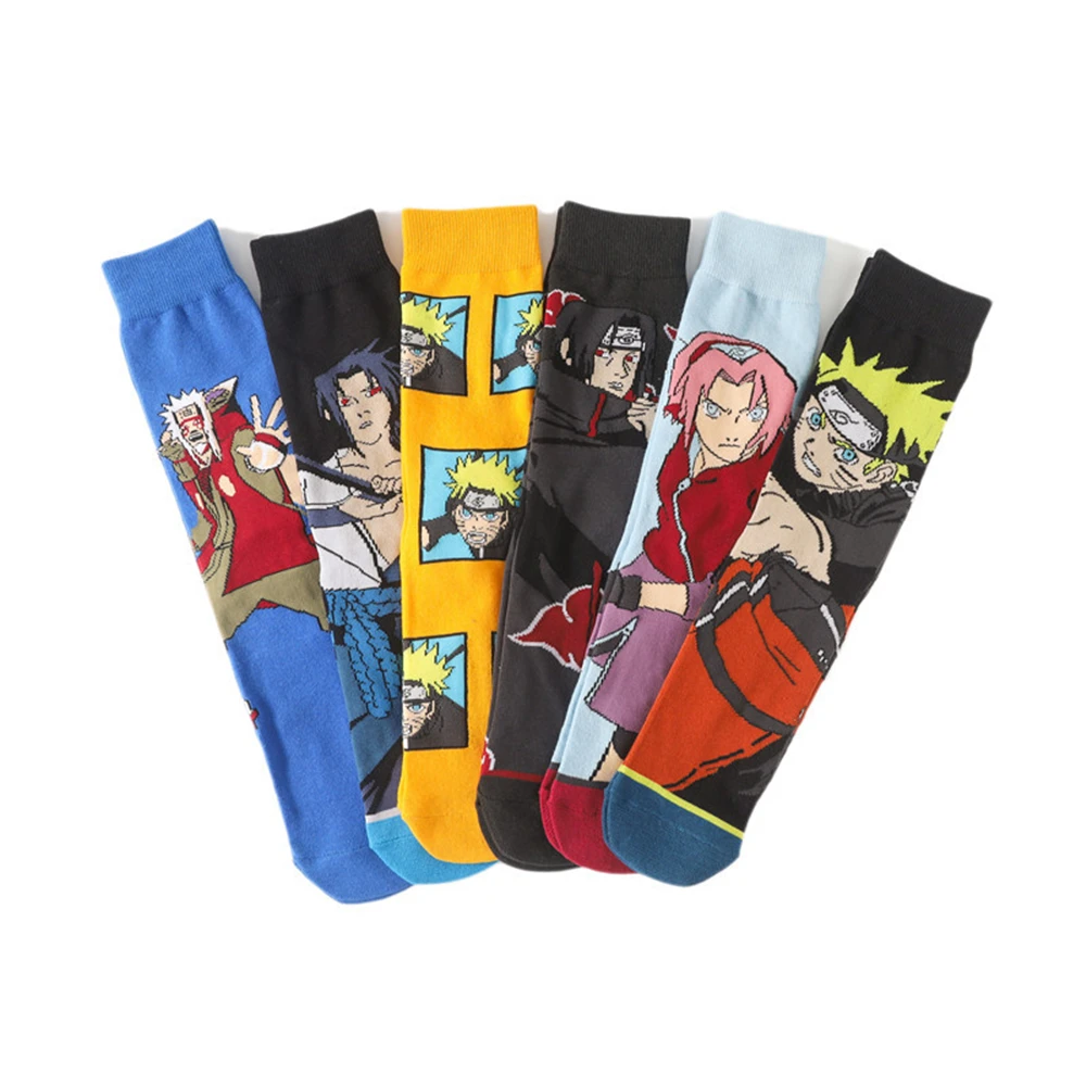 Anime Uzumaki Jiraiya Haruno Sakura Socks Cosplay Adult Unisex Clothing Sock Accessories Props