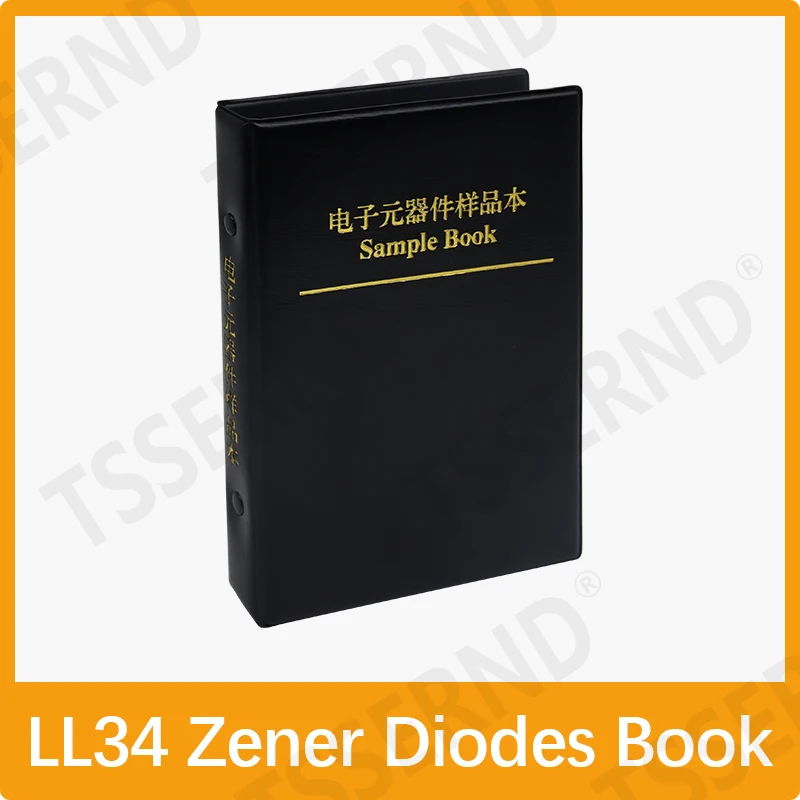 LL34 SMD Zener Diode Sample Book LL4148 1/2W 2V-47V 34Values Package 0.5W Series Commonly Used Assorted Kit