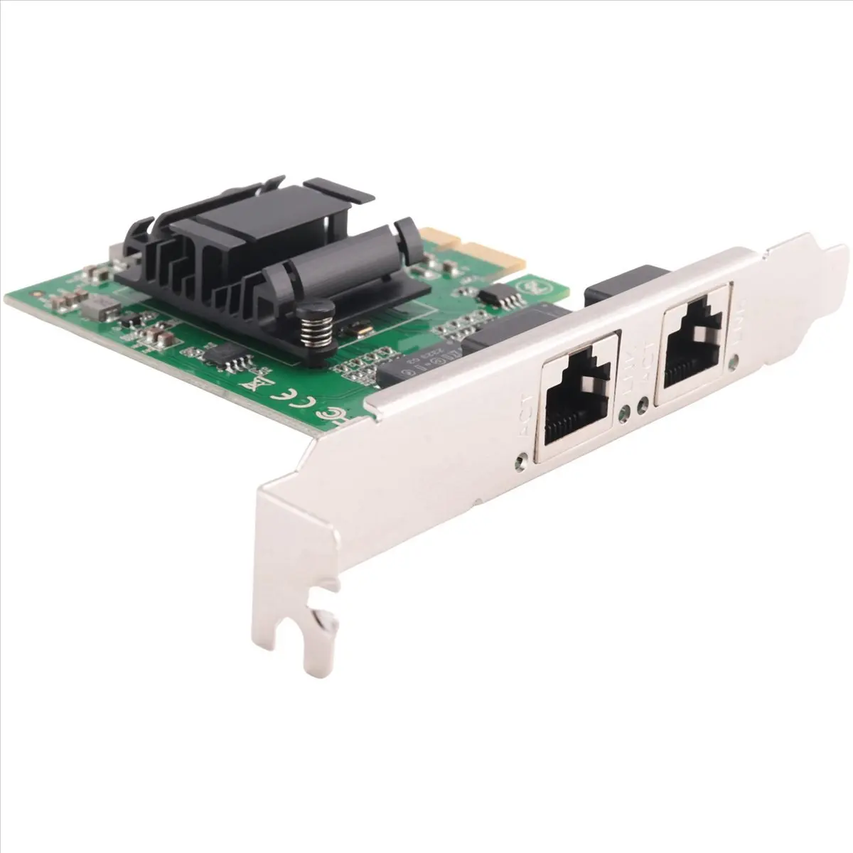 3X 2-портовая гигабитная сетевая карта PCIe, 1000M, двухпортовый адаптер Ethernet PCI Express с 82571EB LAN N