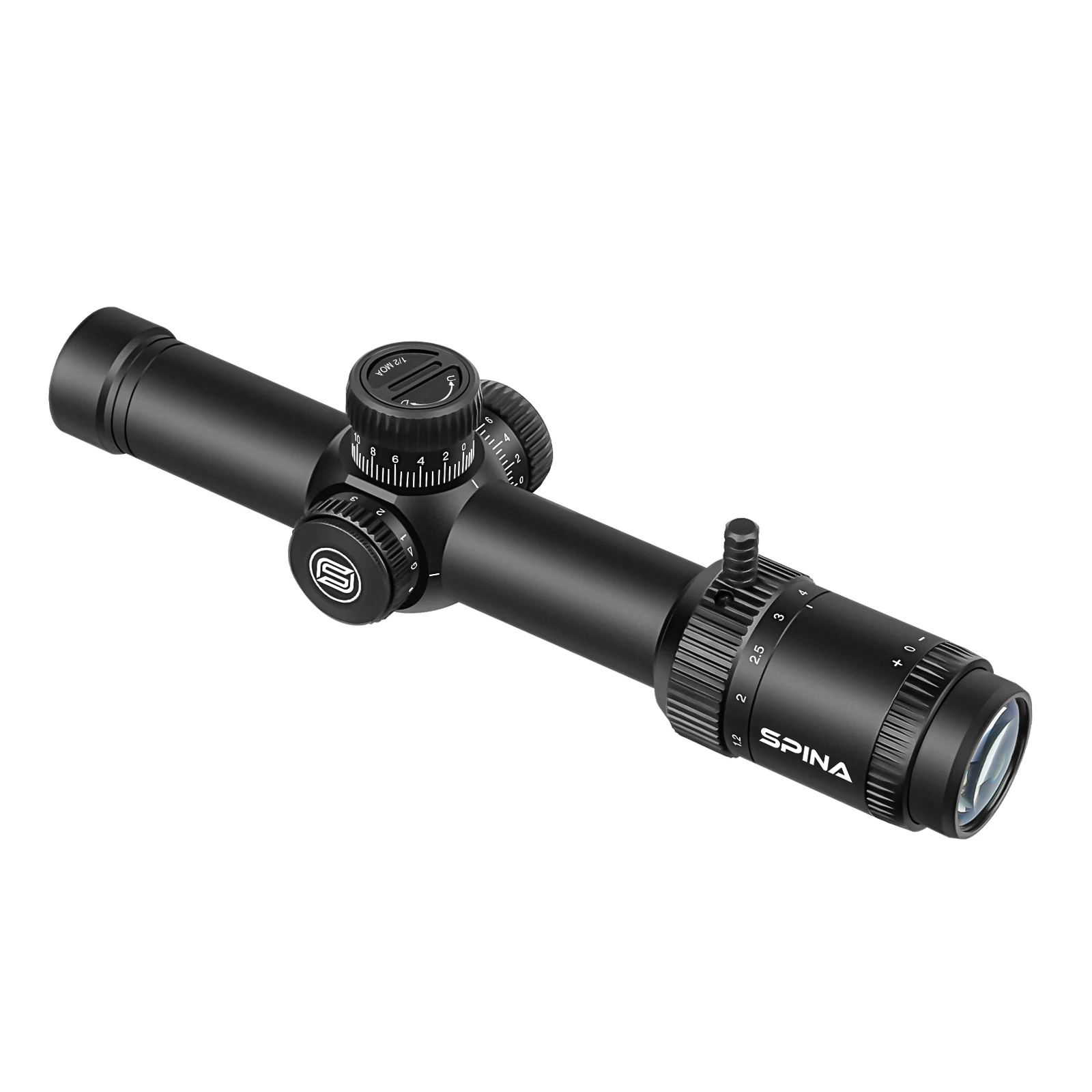 SPINA OPTICS WolfChase LPVO 1.2-6x24 FFP/SFP Scope Sight HD Lens Red Dot Illumination Quick Focus Reticle