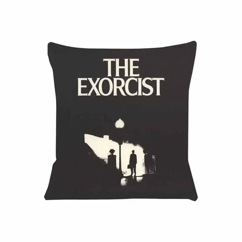 Horror Movie The Exorcist Cushion Cover for Sofa Pillow Case Cover Seat Car Throw Pillowcase 45X45cm For Home Decorative SJ-567