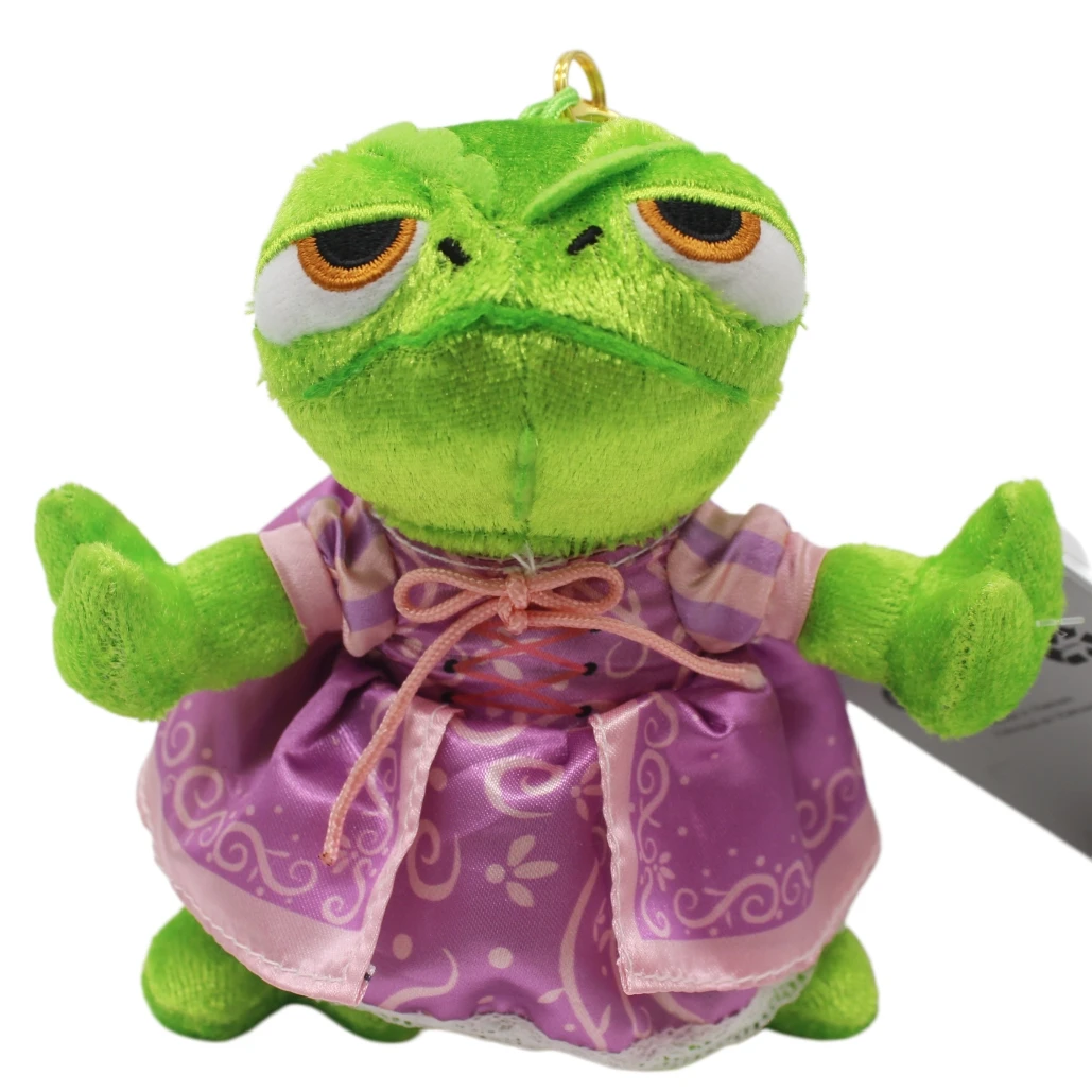 1piece 12cm Disney Pascal Chameleon Tangled Plush Toy Rapunzel's Pascal Plush Keychain Tangled Rapunzel pendant toys view 5