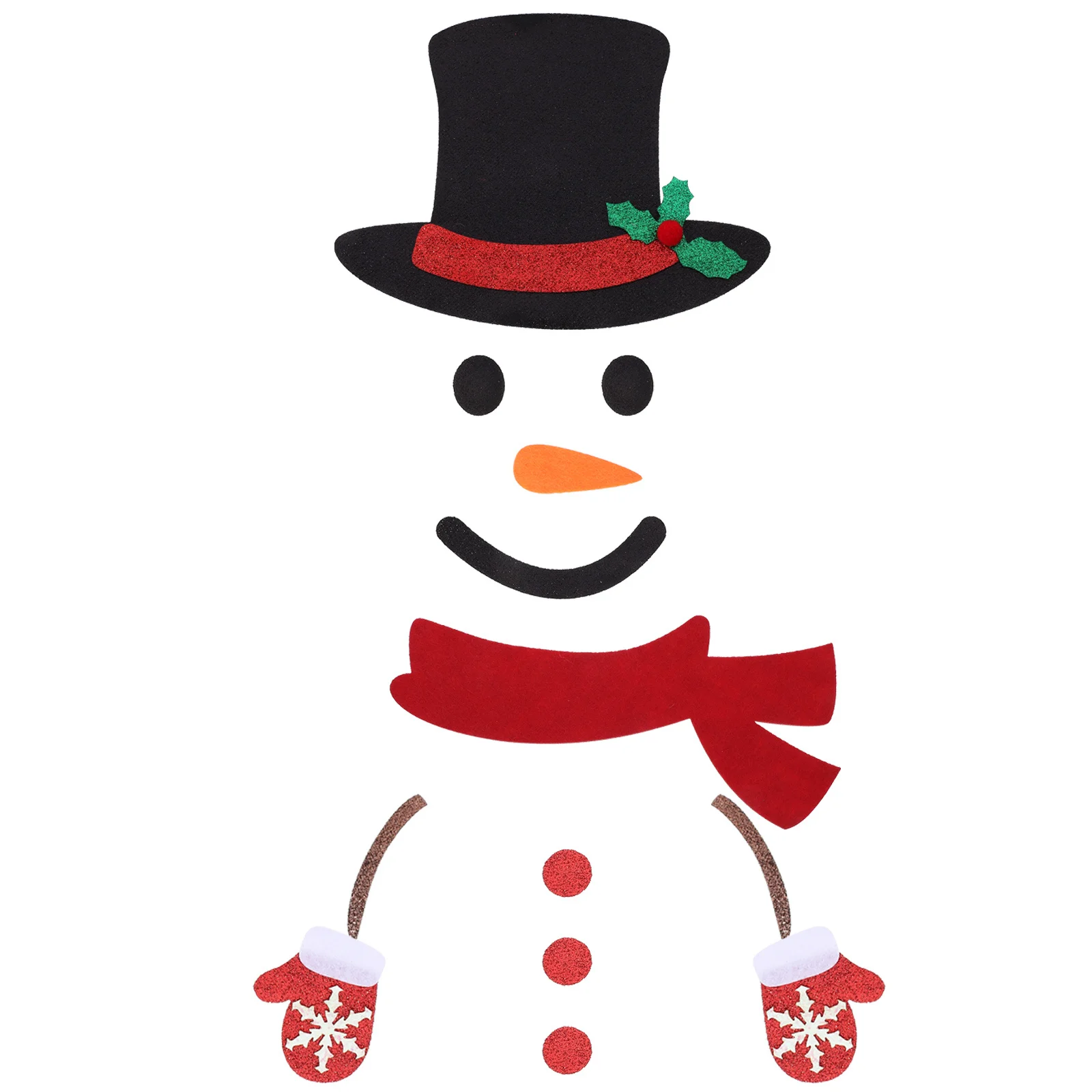 

1 set 1 Set Christmas Snowman Decor Window Stickers Diy Door Wall Decals Xmas Party Decoration Christmas Home Decor Sticker