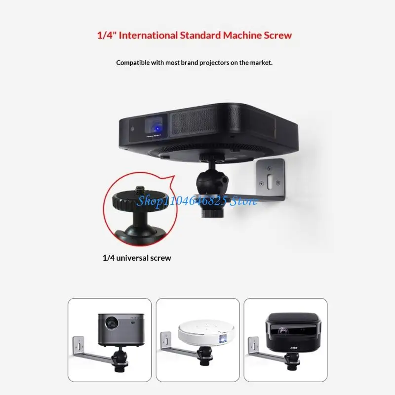 Supports pour projecteurs à haute capacité 1/4 pouces pour support solide sécurisé