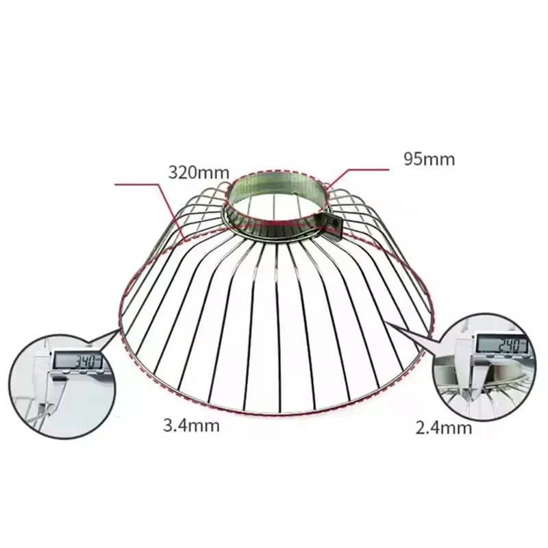 

A83I-Marine Propeller Safety Cages Heavy Duty Prop Guard Trolling Motor Propeller Guards Protector For Towing Motor