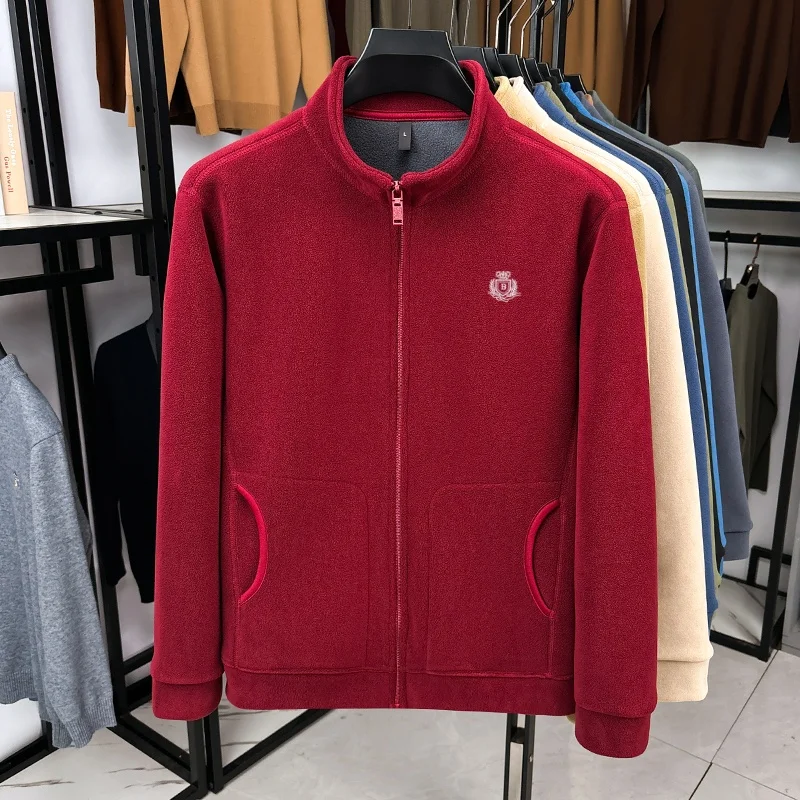 ملابس خارجية سميكة للخريف والشتاء للرجال، معطف، جيب بسحاب، ماركة أزياء بغطاء للرأس، تطريز رائع، جاك سميك عالي الجودة #6