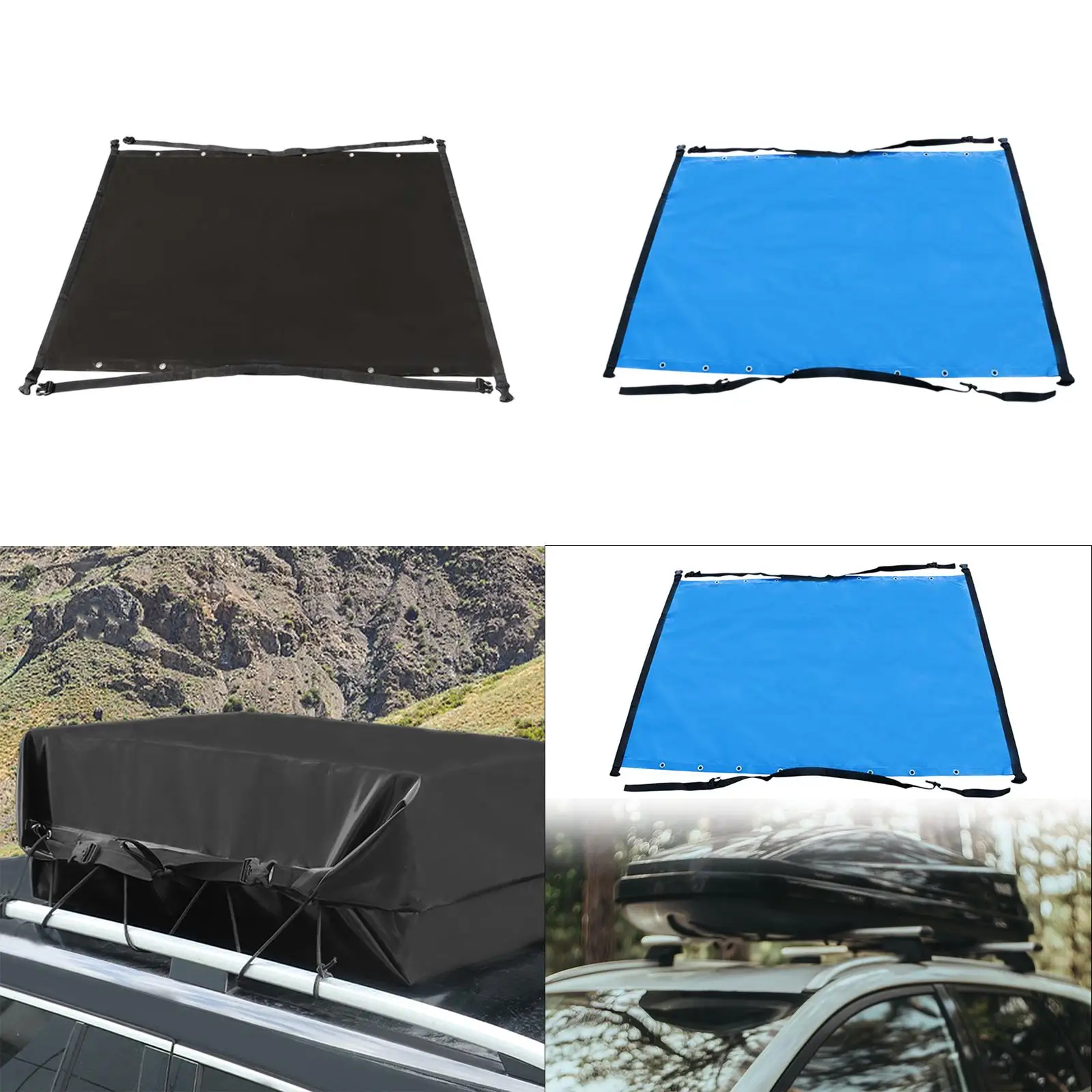 

Generic Car Rooftop Cargo Carrier Bag Weather Resistant Secure Closure Versatile Vehicles Spacious Capacity Luggage Storage