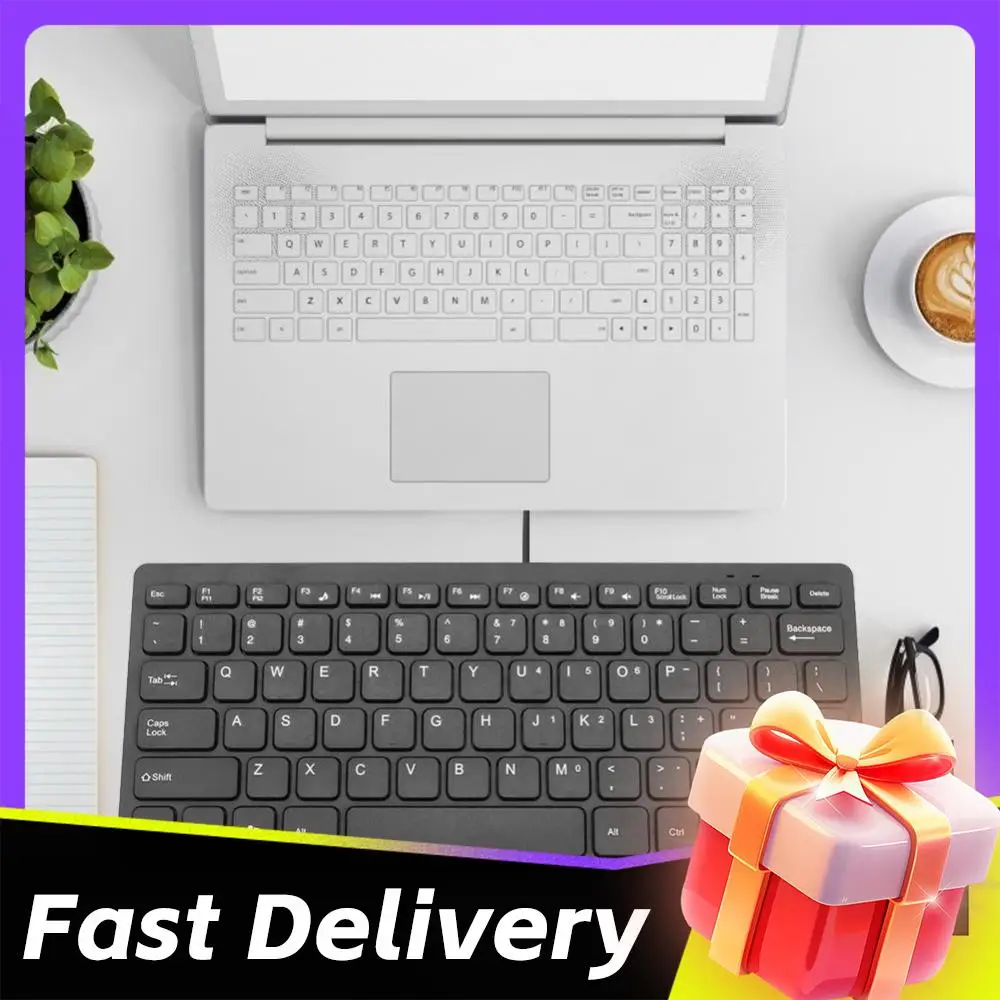 

Hot Sale Keyboard Multi-function K1000 Super Slim USB Mini Multimedia Wired Keyboard Waterproof Kaypad for Laptop