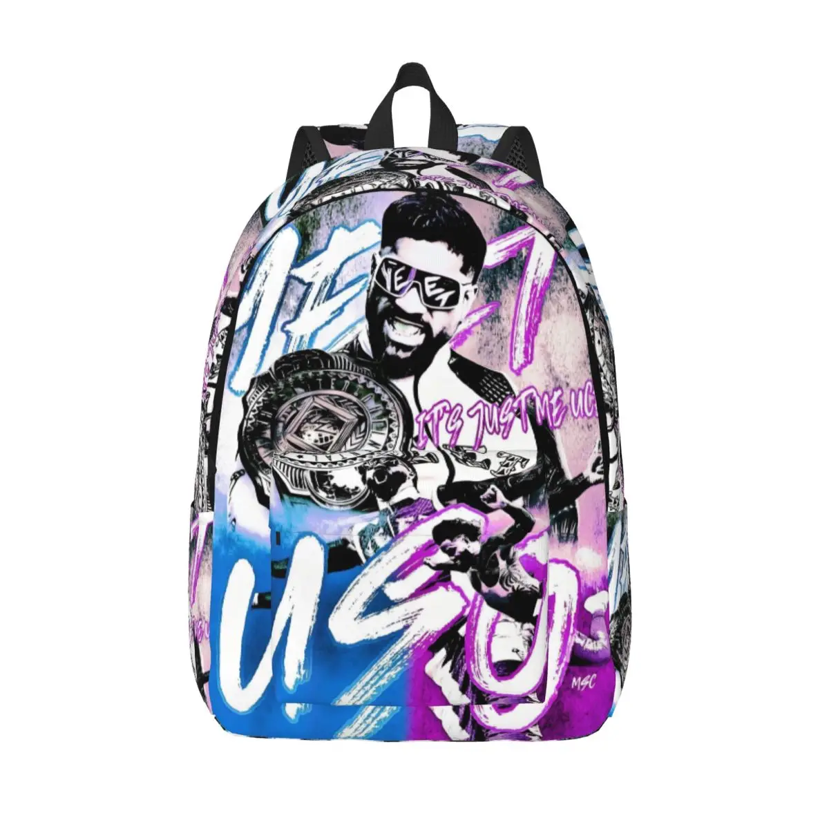 

Классический модный холщовый рюкзак Jey Uso на заказ для мужчин и женщин, модная сумка для книг для школы, колледжа, новые межконтинентальные сумки для чемпионов