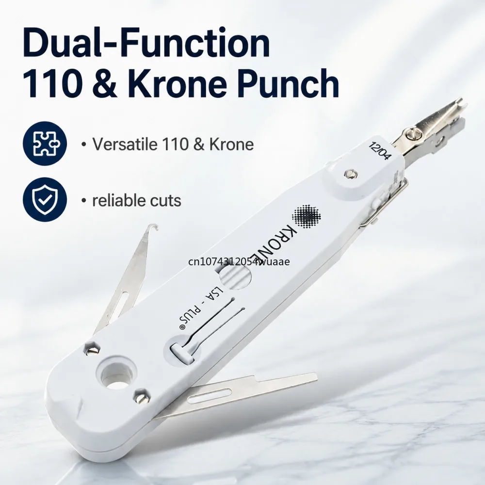 1/3Pcs 110 Punch Down Tool Multifunction Krone Type IDC/Network Wire Cat5 & Telephone Insertion Impact Terminal Tools