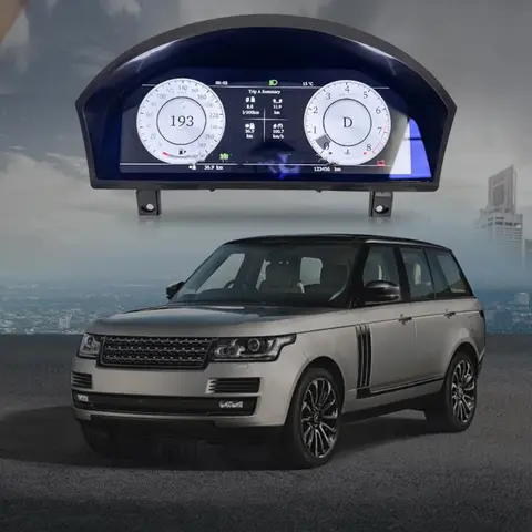 레인지로버 스포츠 L320/디스커버리 3 2005-2009용 자동차 디지털 클러스터 LCD 계기판 화면 자동 속도계
