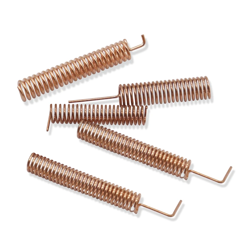 100pcs Remote Control 315Mhz Lora 3Dbi Internal PCB Welding Copper Coil Spring Antenna 315 Helical Bend  Straight Angle Antenna