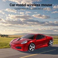 2.4G Creative Cool Ferrari Wireless Mouse 1600DPI Portable Car Model Mice Children's Day Gift Office Games Computer Peripherals