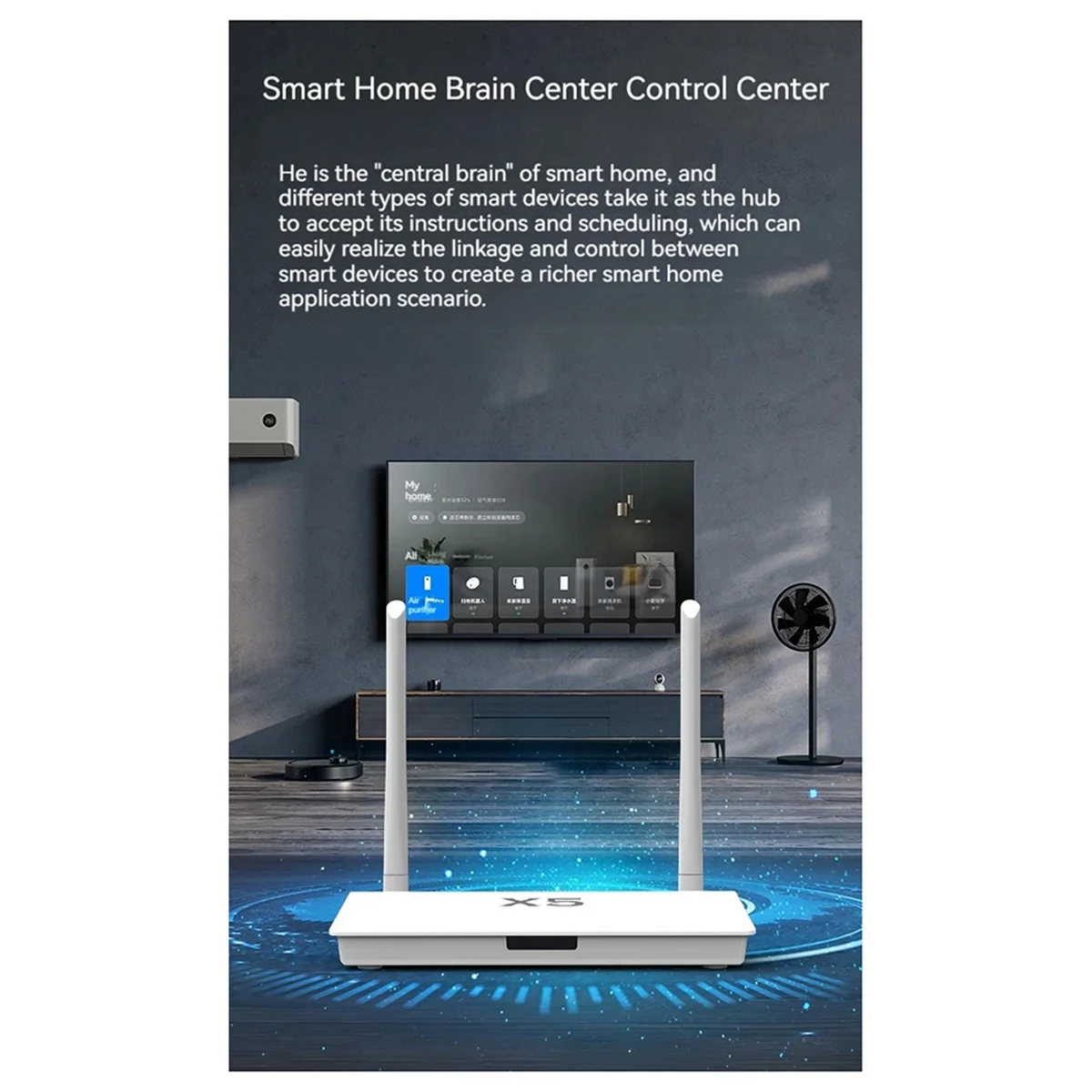 

#731G Tuya Smart Zigbee 3.0 Bluetooth Multi-Mode Gateway HUB with Strong Signal Smart Home Gateway for Alexa EU Plug (White)